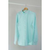 Adam Boxes Slim Fit Düğmeli Yaka Gömlek Neo-Epherest Turkuaz - 2XL