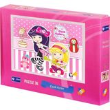 Adam Games Çiçek Kızlar 36 Parça +Neşeli Hayvanlar 40 Parça İkili Set Puzzle