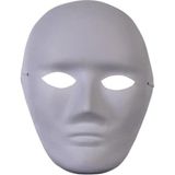 Adamarsshop Boyanabilir Karton Maske Lastikli