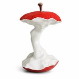 Adam's Apple, Dev Elma Çekirdeği Heykeli, Kırmızı ve Beyaz Reçine Sanat Eseri
