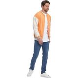 Adams Çift Renkli Erkek Kolej Mont - 2XL - Glowing Orange
