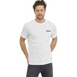Adams Erkek Basic Baskısız Logolu Kısa Kol Tişört - XL - Beyaz
