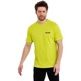 Adams Erkek Basic Baskısız Logolu Kısa Kol Tişört - XL - Limon