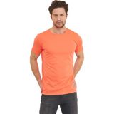 Adams Erkek Snowboard Baskılı Polyester Spor Tişört - XL - Turuncu