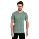 adams Erkek Spor Reflektör Baskılı Polyester TişörtErkek Spor Reflektör Baskılı Polyester Tişört (Yeşil, M)