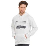 adams Kanguru Cepli Newyork Baskılı Kapüşonlu Sweatshirt (M)