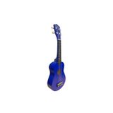 Adams Ukulele Soprano Koyu Mavi(Kılıf+Pena)