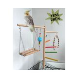 ADAPATİ PET KAFES ÜSTÜ KUŞ OYUNCAKLI TÜNEK (TOP RENGİ STOK DURUMUNA GÖRE GÖNDERİLECEKTİR)