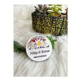 Adapromosyon Hediyelik Söz -nişan Çiçekli Magnet (20'li)