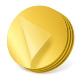ADAPTOLL 4 Adet Kendinden Yapışkanlı Pleksi Ayna Levha, Kırılmaz Akrilik Duvar Aynası, Dekoratif ve Modern Yapıştırmalı Panel, Hafif Parlak Pleksi Duvar Dekoru, Ev ve Ofis (4, Gold, Yuvarlak 20x20)