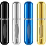 Adaptoll Mini Doldurulabilir Parfüm Şişesi – Taşınabilir Seyahat Boy Atomizer Cep Sprey Seti, - Çok Renkli