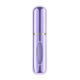 ADAPTOLL Mini Doldurulabilir Parfüm Şişesi – Taşınabilir Seyahat Boy Atomizer Cep Sprey Seti, Pompalı Dolum Kabı, Kompakt, Sızdırmaz ve Dayanıklı Tasarım (Modern, Lila)