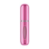 ADAPTOLL Mini Doldurulabilir Parfüm Şişesi – Taşınabilir Seyahat Boy Atomizer Cep Sprey Seti, Pompalı Dolum Kabı, Kompakt, Sızdırmaz ve Dayanıklı Tasarım (Modern, Pembe)