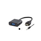 Adaptör Çevirici Hdmı To Vga + Sesli Çevirici Adaptör