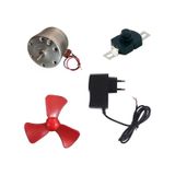 Adaptörlü Anahtarlı Basit Motor Deney Seti - Öğrenci Elektrik Devresi