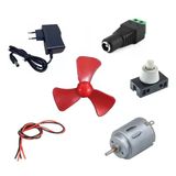 Adaptorlu Motor Pervane Anahtar Klemens Soketli Elektrik Deney Seti - Ogrenci Elektrik Devresi