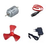 Adaptorlu Motor Pervane Soketli Elektrik Deney Seti - Ogrenci Elektrik Devresi