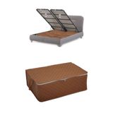 ADARYA HOME 1 Adet Kapitoneli Baza Altı Hurç 60x40x22 (TABA)