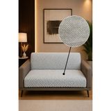 Adarya Home Kadife Koltuk Örtüsü Kaymaz Tabanlı Leke Tutmaz Çekyat Kanepe Örtüsü Koruyucu Şal Örtü - Antrasit - 175 x 215 cm