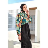 Adasea 251803 Siyah Melanie Tam Boy Tesettür Battal Büyük Beden Mayo