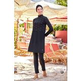 ADASEA 4552 LİCRALI TESETTÜR MAYO SİYAH S