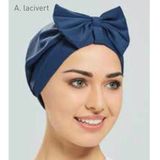 Adasea ADA0036KOYU Lacivert Yarı Kapalı Tesettür Mayo