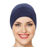 Adasea Düz Lacivert Tesettür Mayo Bonesi