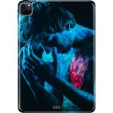 Adasena Apple iPad Pro 12.9" 4.nesil (MY2H2TU/A) Kılıf Tablet Için Desenli Silikon Kapak - Aşk Acısı - 001-Renkli