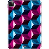 Adasena Apple iPad Pro 12.9" 4.nesil (MY2H2TU/A) Kılıf Tablet Için Desenli Silikon Kapak - Grafik - 001-Renkli