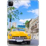 Adasena Apple iPad Pro 12.9" 4.nesil (MY2H2TU/A) Kılıf Tablet Için Desenli Silikon Kapak - Havana Küba - 001-Renkli