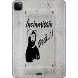 Adasena Apple iPad Pro 12.9" 4.nesil (MY2H2TU/A) Kılıf Tablet Için Desenli Silikon Kapak - Incinmissin - 001-Renkli