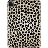 Adasena Apple iPad Pro 12.9" 4.nesil (MY2H2TU/A) Kılıf Tablet Için Desenli Silikon Kapak - Leopard - 001-Renkli