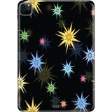 Adasena Apple iPad Pro 12.9" 4.nesil (MY2H2TU/A) Kılıf Tablet Için Desenli Silikon Kapak - Renkli Yıldızlar - 001-Renkli