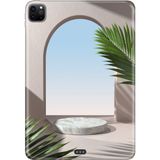 Adasena Apple iPad Pro 12.9" 4.nesil (MY2H2TU/A) Kılıf Tablet Için Desenli Silikon Kapak - Sunlight - 001-Renkli