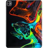 Adasena Apple iPad Pro 13" Inch (M4) Kılıf Tablet Için Desenli Silikon Kapak - Boyaların Dansı - Apple iPad Pro 13" (M4) - 001-Renkli