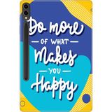 Adasena Galaxy Tab S9 Fe Plus+ SM-X610 12.4" Kılıf Tablet Için Desenli Silikon Kapak - Daha Fazla - 001-Renkli