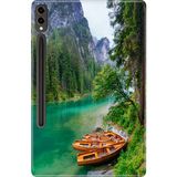 Adasena Galaxy Tab S9 Fe Plus+ SM-X610 12.4" Kılıf Tablet Için Desenli Silikon Kapak - Doğa Harikası - 001-Renkli