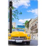 Adasena Galaxy Tab S9 Fe Plus+ SM-X610 12.4" Kılıf Tablet Için Desenli Silikon Kapak - Havana Küba - 001-Renkli