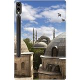 Adasena Galaxy Tab S9 Fe Plus+ SM-X610 12.4" Kılıf Tablet Için Desenli Silikon Kapak - Istanbul Mimari - 001-Renkli