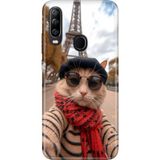 Adasena General Mobile Gm 20 Pro Kılıf Desenli Baskılı Tpu Rubber Kapak Selfie Cat - 001-Renkli