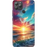 Adasena General Mobile Gm 22 Plus Kılıf Desenli Baskılı Tpu Rubber Kapak Okyanus - 001-Renkli