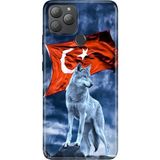Adasena General Mobile Gm 22 Plus Kılıf Desenli Baskılı Tpu Rubber Kapak Türk Tc - 001-Renkli