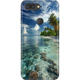 Adasena General Mobile Gm 9 Pro Kılıf Desenli Baskılı Tpu Rubber Kapak Maldivler 50 - 001-Renkli