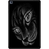 Adasena Honor Pad X8 10.1" Kılıf Tablet Için Desenli Silikon Kapak - Siyah Kedi - 001-Renkli
