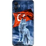 Adasena Infinix Hot 12 Kılıf Desenli Baskılı Tpu Rubber Kapak Türk Tc - 001-Renkli