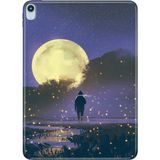 Adasena iPad Air 13" (2024) (MV2C3TU/A) Kılıf Tablet Için Desenli Silikon Kapak - Moon - 001-Renkli