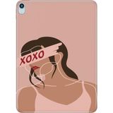 Adasena iPad Air 13" (2024) (MV2C3TU/A) Kılıf Tablet Için Desenli Silikon Kapak - Xoxo - 001-Renkli