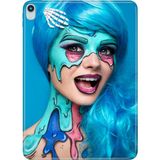 Adasena iPad Air 13" (2024) (MV2C3TU/A) Kılıf Tablet Için Desenli Silikon Kapak - Zombi Portre - 001-Renkli