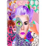 Adasena iPad Air 2 9.7" Kılıf Tablet Için Desenli Silikon Kapak - Art Eyes - 001-Renkli