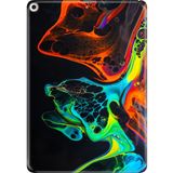 Adasena iPad Air 2 9.7" Kılıf Tablet Için Desenli Silikon Kapak - Boyaların Dansı - 001-Renkli